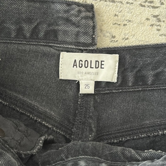 Agolde Criss Cross Straight Leg Jeans - Size 25 - Picture 4 of 5